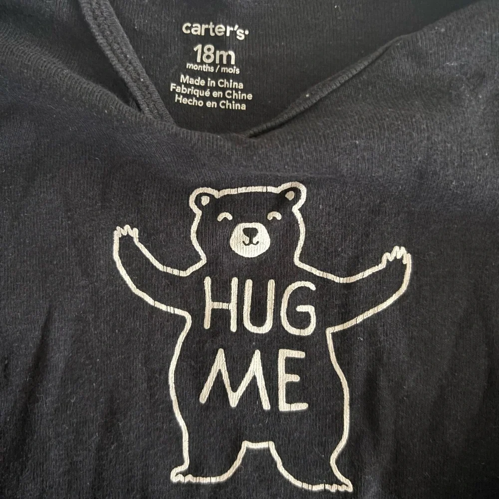 Carter’s EUC Gray and Black Outfit